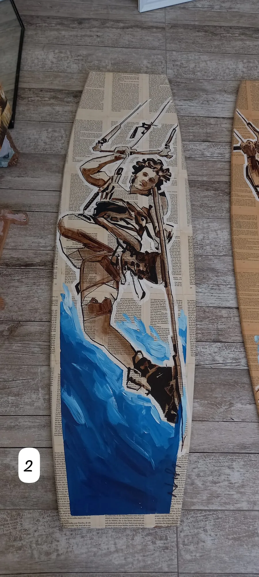 Deco "Kitesurf Board" 2 1 kiteboarding